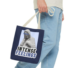 Intense Feelings Tote Bag - Navy Print