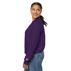 Courage, Strength & Faith – Breast Cancer Awareness Unisex Crewneck Sweatshirt