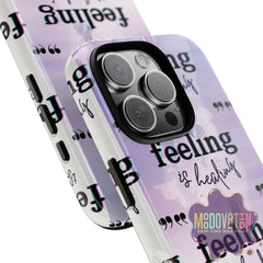 Feeling Is Healing Phone Case - Lilac - MOODOVATION