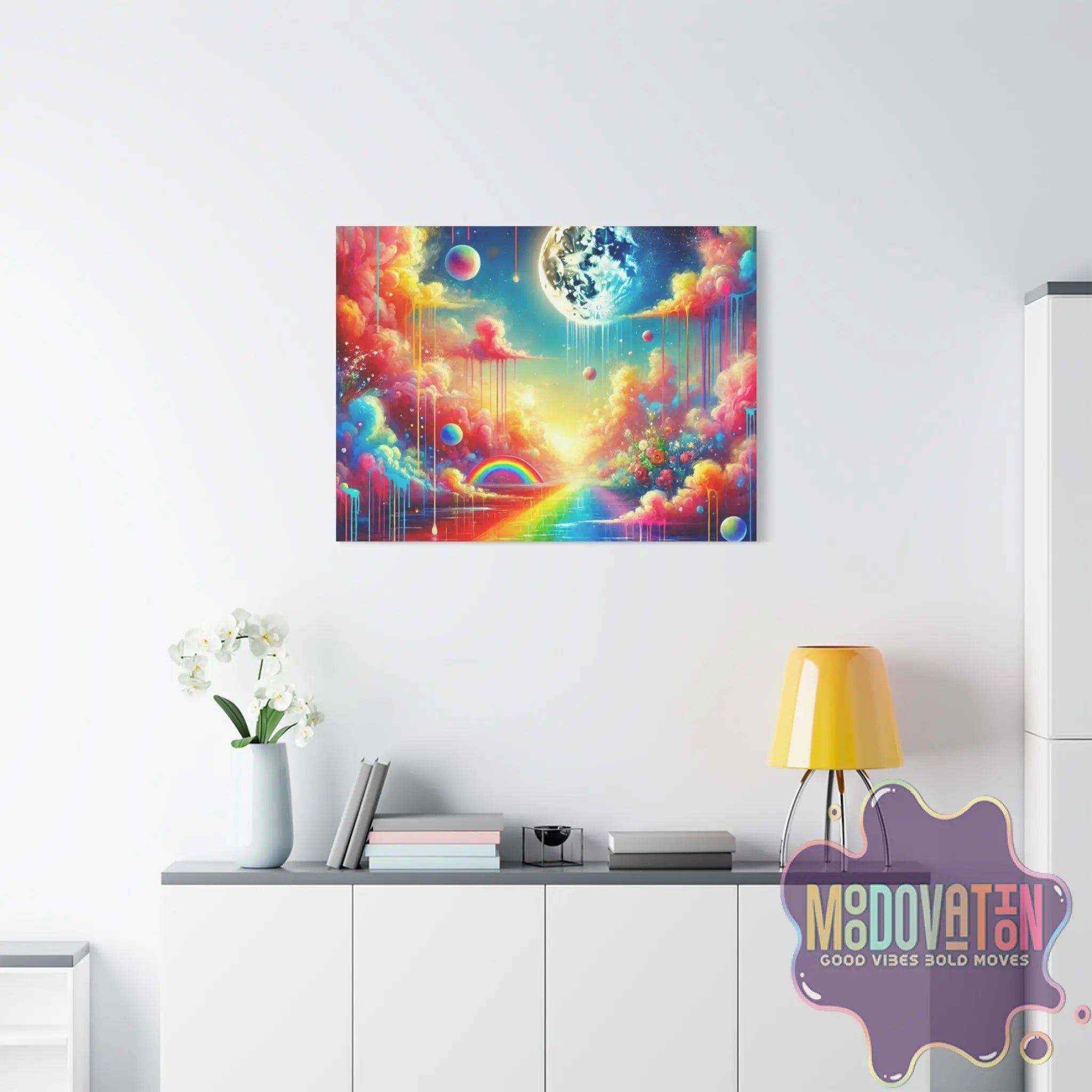 Lunar Euphoria Matte Canvas - MOODOVATION
