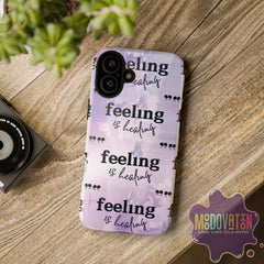 Feeling Is Healing Phone Case - Lilac - MOODOVATION