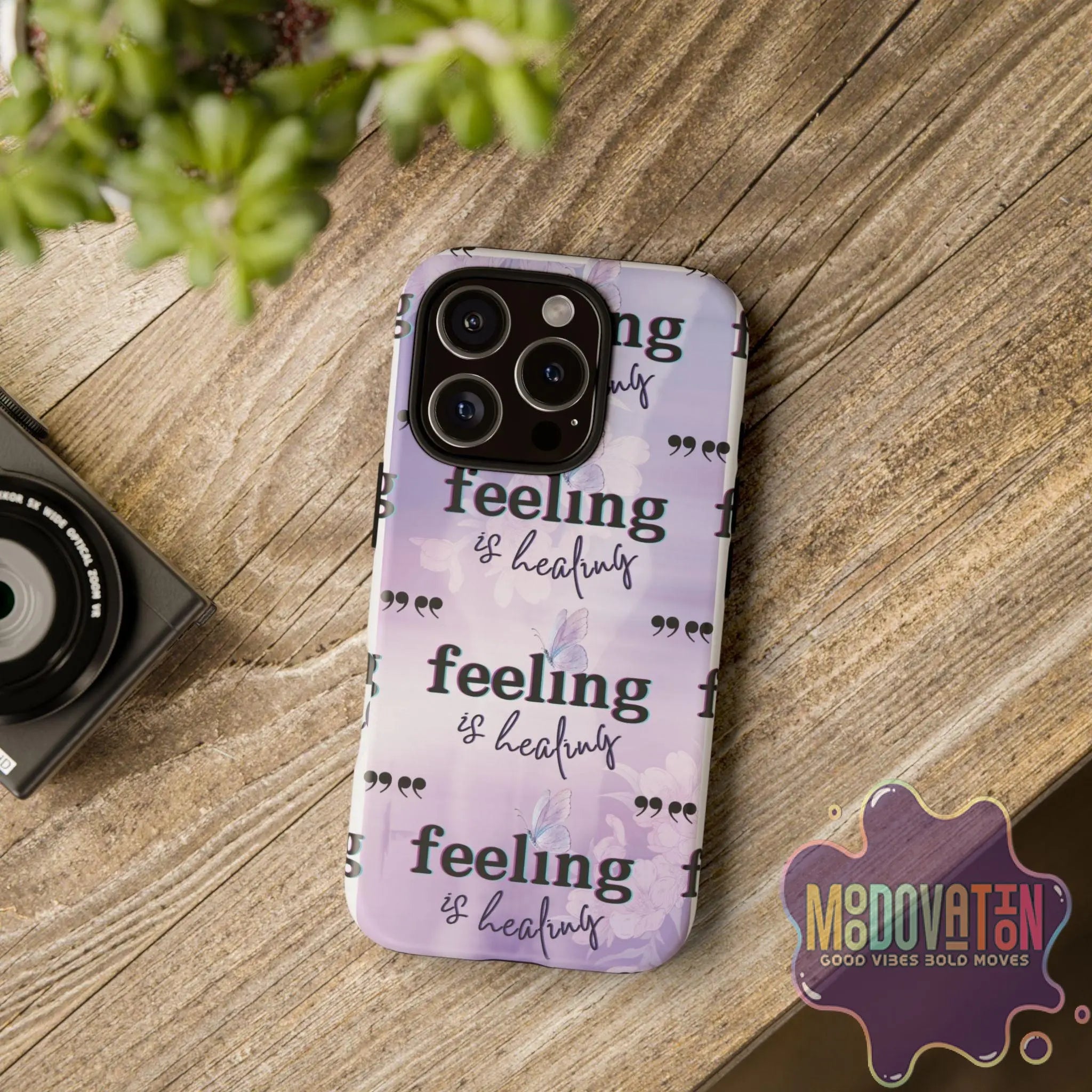 Feeling Is Healing Phone Case - Lilac - MOODOVATION