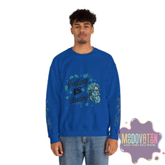 Feeling Is Healing Unisex Heavy Blend Crewneck Sweatshirt - MOODOVATION