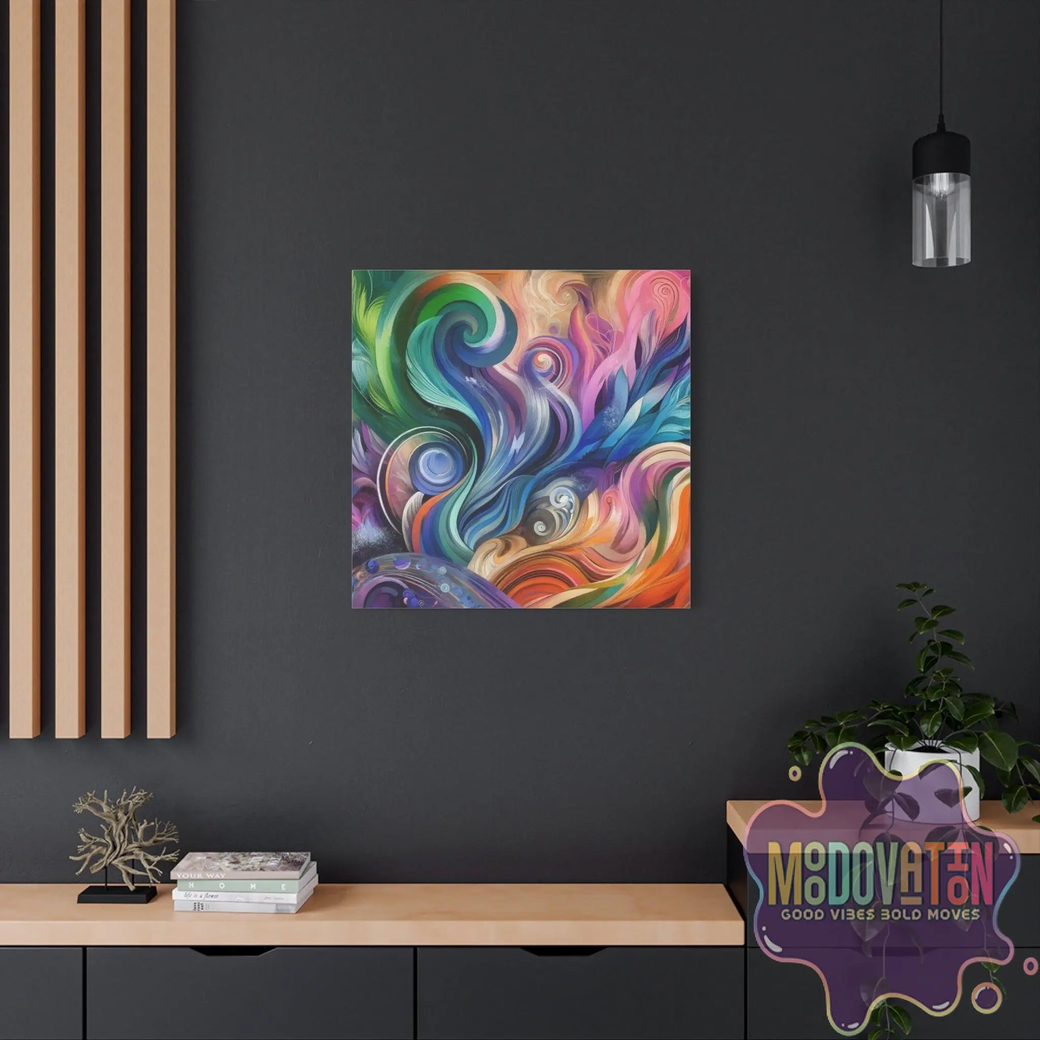 Ethereal Flow Matte Canvas - MOODOVATION