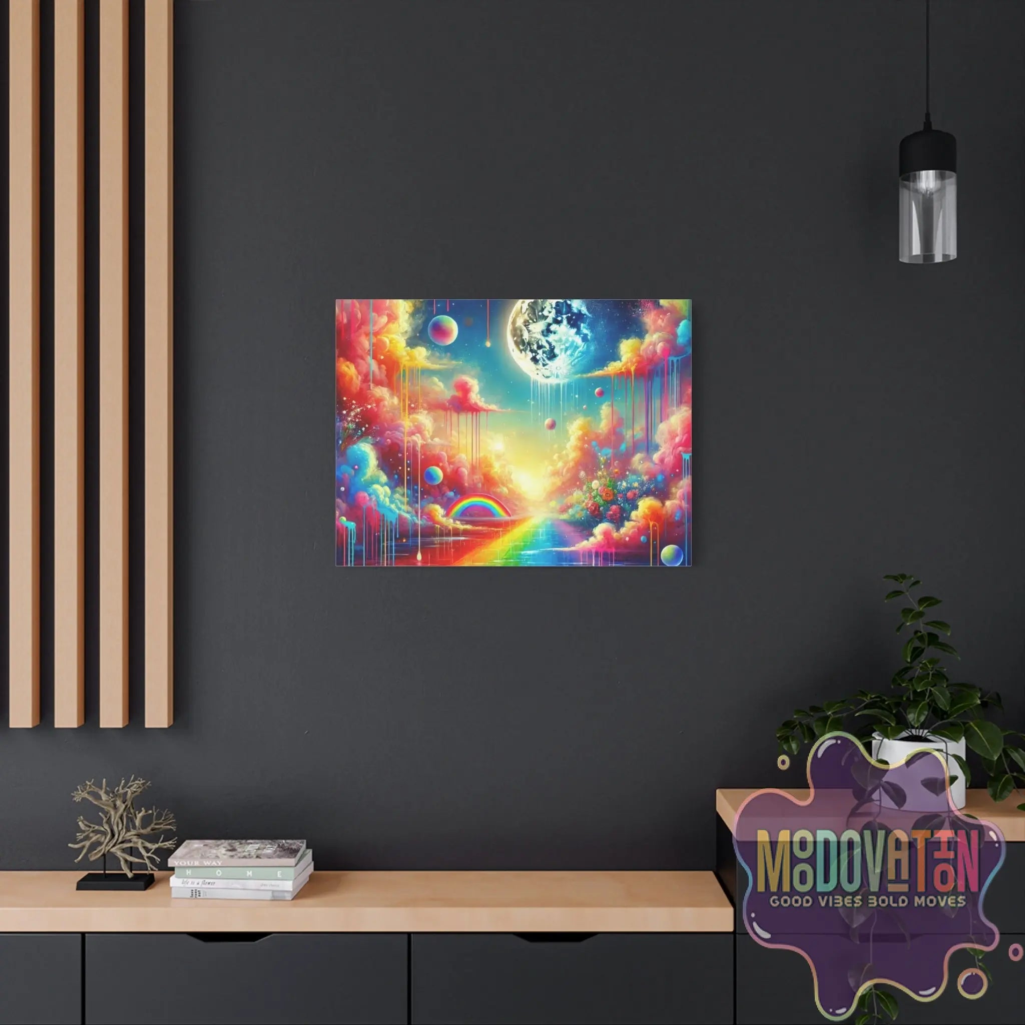 Lunar Euphoria Matte Canvas - MOODOVATION