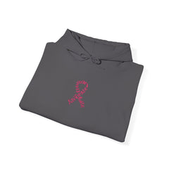 Pink Ribbon Awareness Hoodie, Unisex Sweatshirt for Fundraising, Breast Cancer Awareness Month, Inspirational Gift, Cozy Jumpsuit