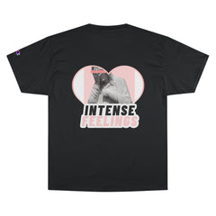 Intense Feelings - Rose Pink Print Unisex Champion T-Shirt