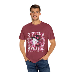 In October We Wear Pink – Breast Cancer Awareness Unisex T-Shirt
