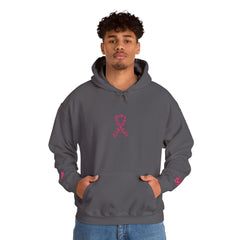 Pink Ribbon Awareness Hoodie, Unisex Sweatshirt for Fundraising, Breast Cancer Awareness Month, Inspirational Gift, Cozy Jumpsuit