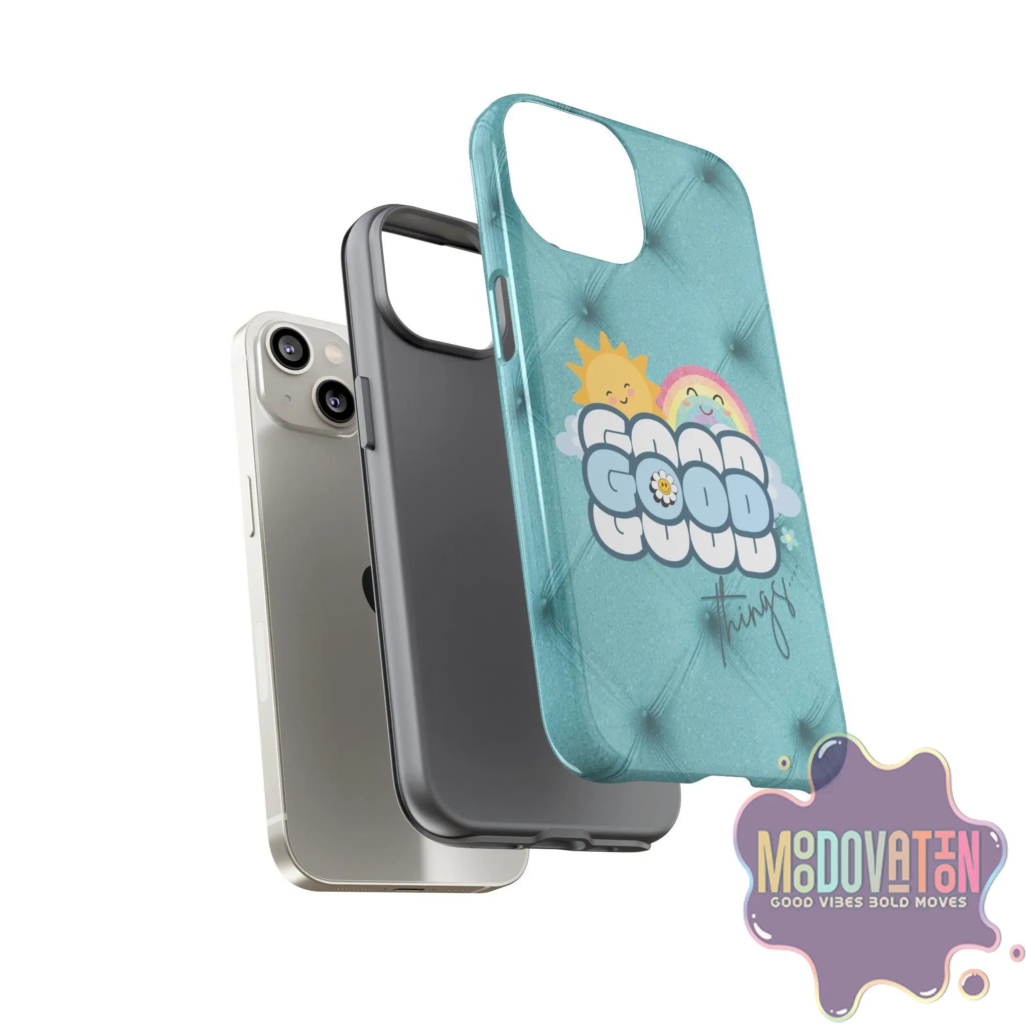 Good Things Phone Case - Teal - MOODOVATION