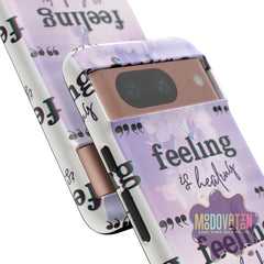 Feeling Is Healing Phone Case - Lilac - MOODOVATION