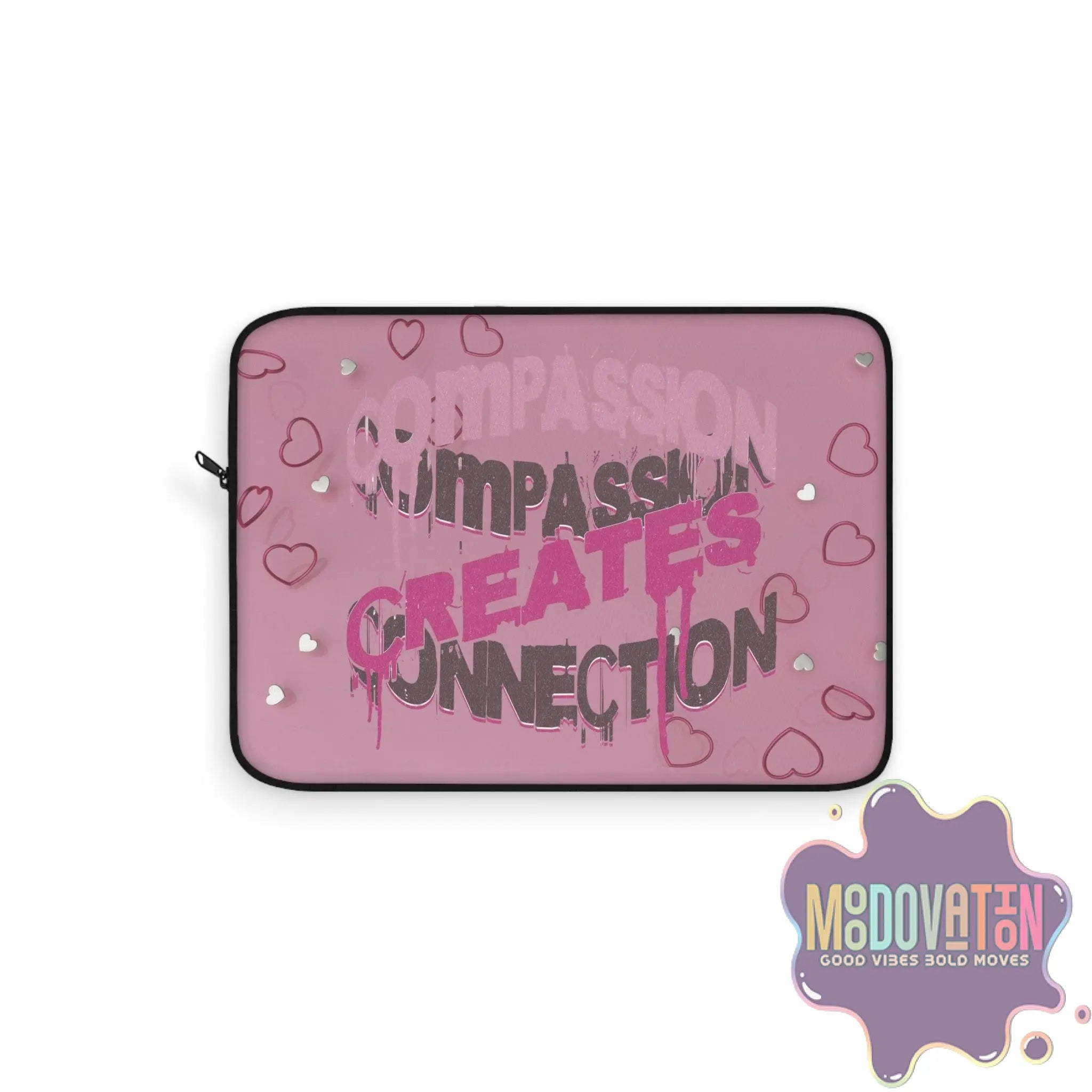Compassion Laptop Sleeve - Pink - MOODOVATION