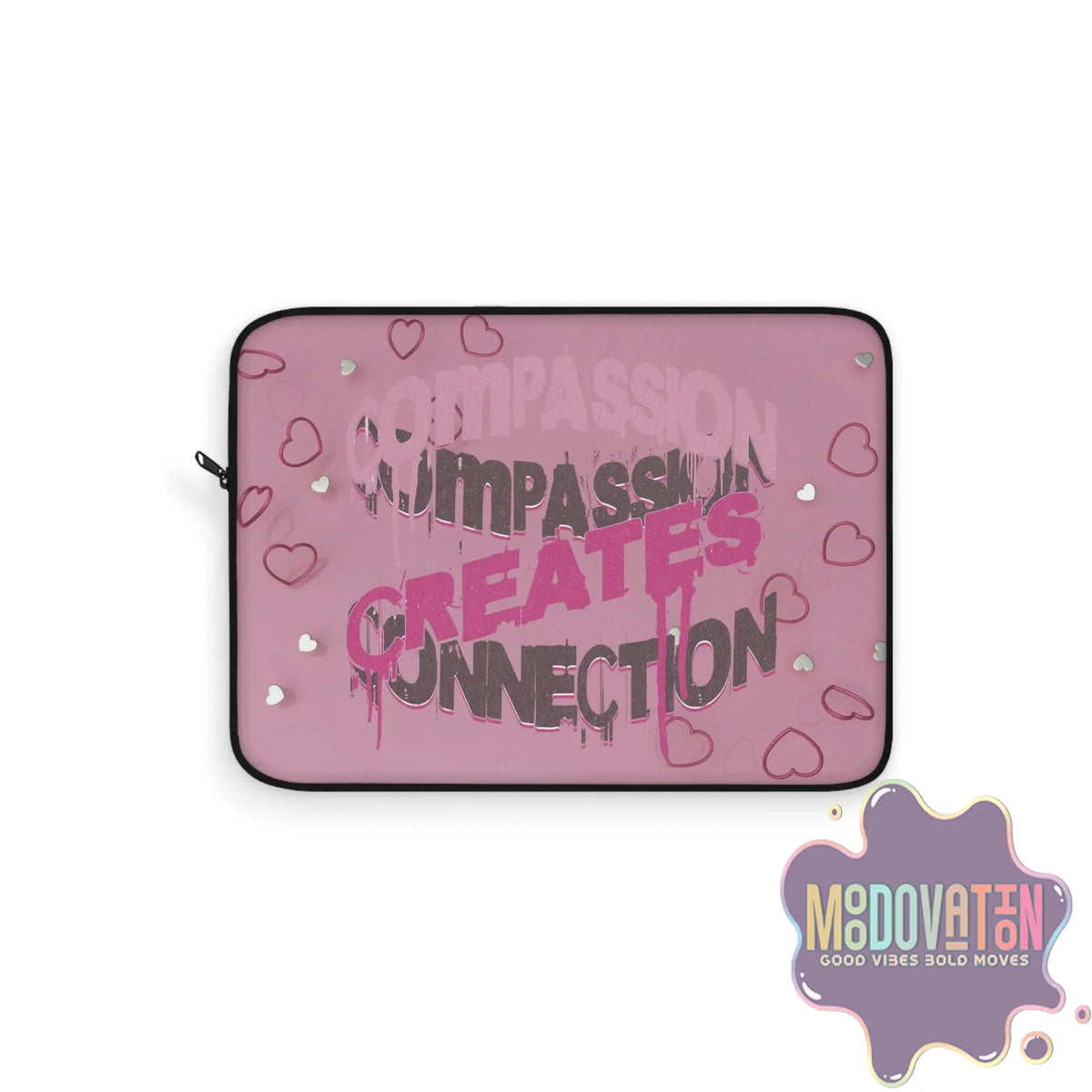 Compassion Laptop Sleeve - Pink - MOODOVATION
