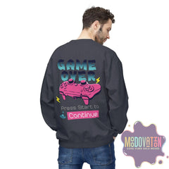 Game Over Unisex Midweight Crewneck Sweatshirt - MOODOVATION