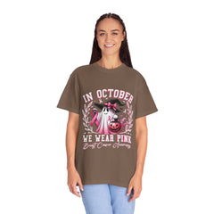 In October We Wear Pink – Breast Cancer Awareness Unisex T-Shirt