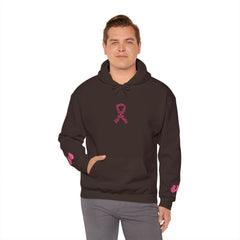 Pink Ribbon Awareness Hoodie, Unisex Sweatshirt for Fundraising, Breast Cancer Awareness Month, Inspirational Gift, Cozy Jumpsuit