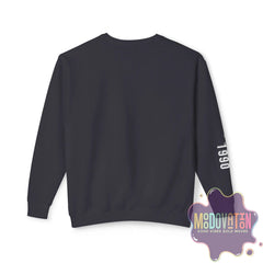 Good Vibes Bold Moves Personalized Unisex Lightweight Crewneck Sweatshirt - Brand Edition Moodovation