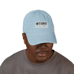 Intense Feelings - Embroidered Denim Hat