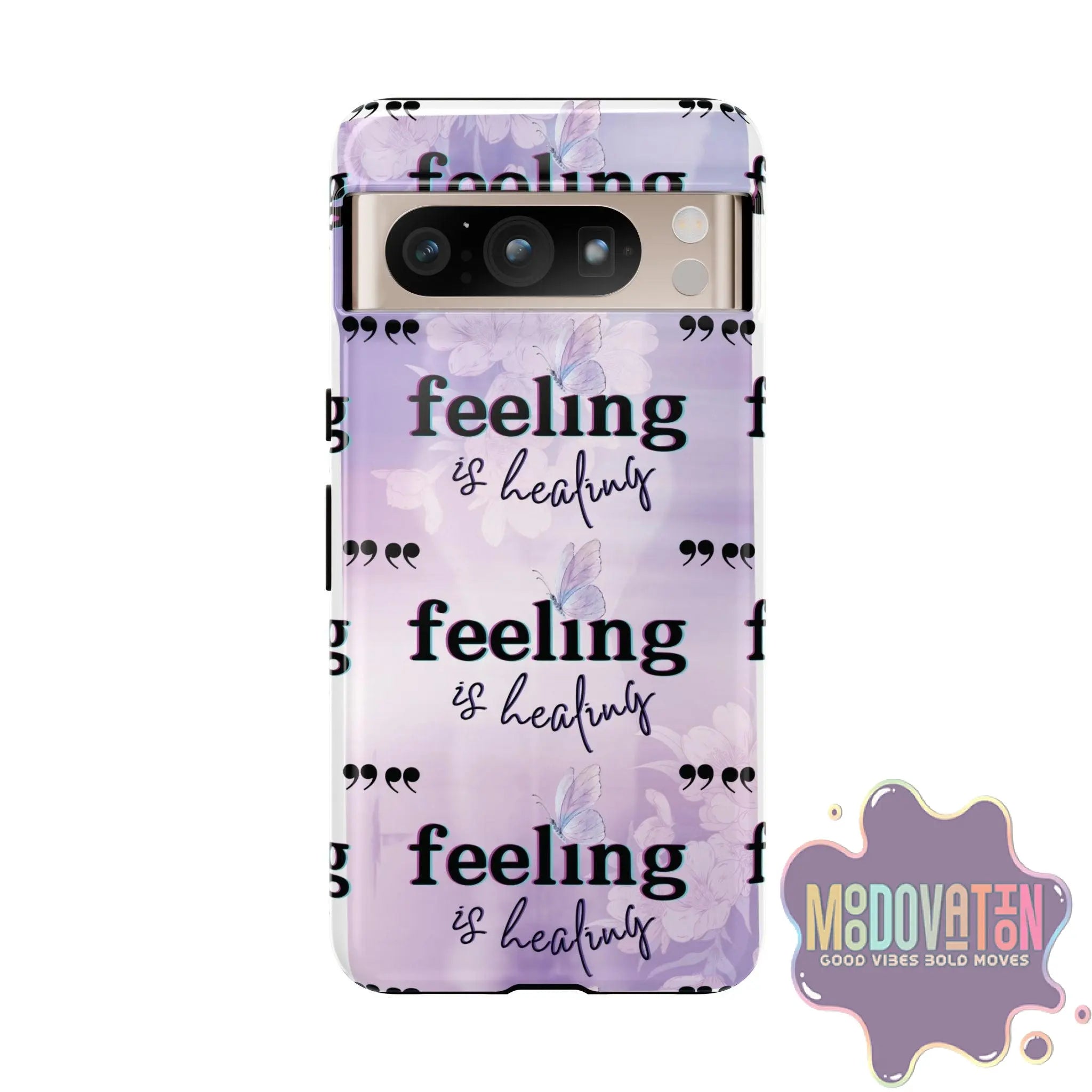 Feeling Is Healing Phone Case - Lilac - MOODOVATION