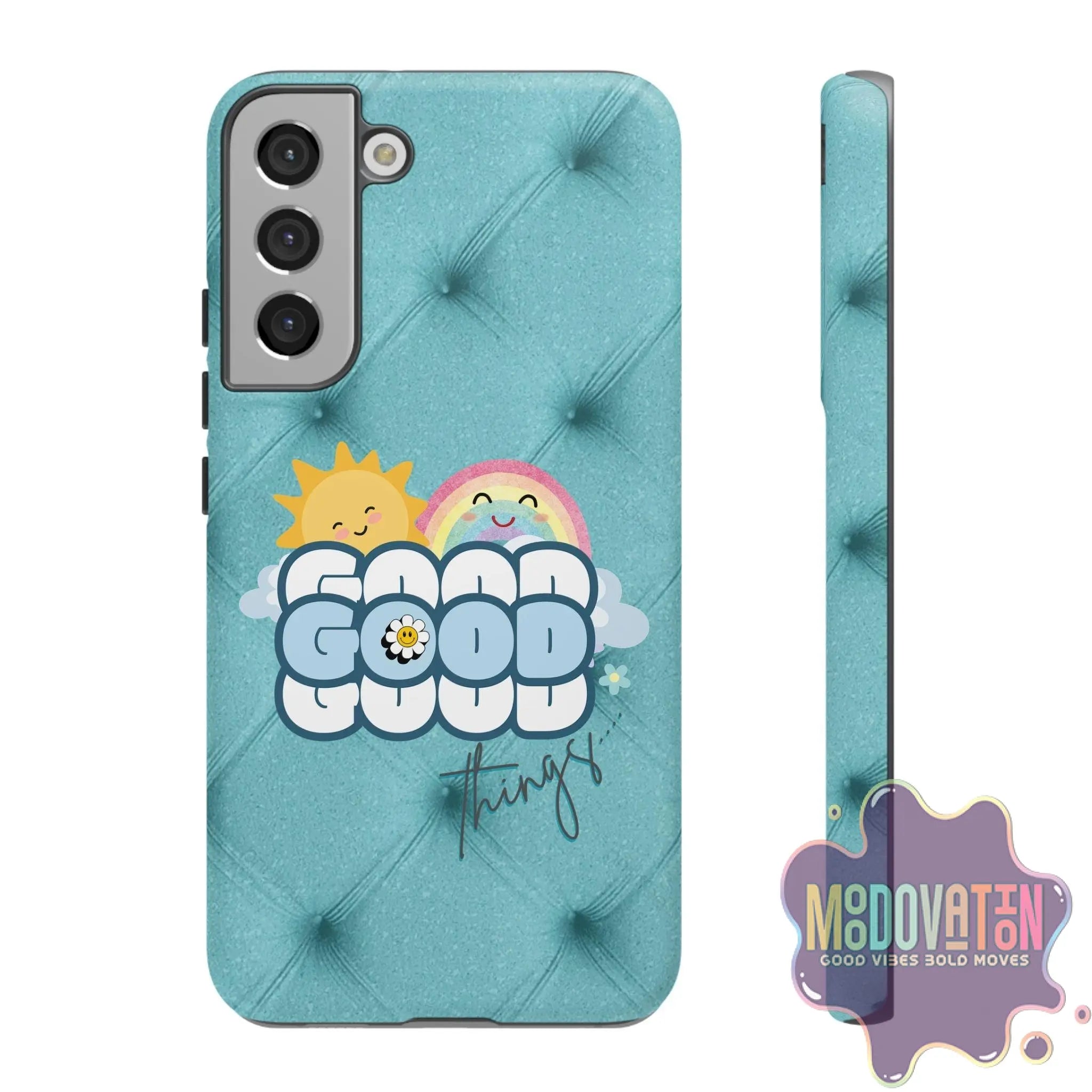 Good Things Phone Case - Teal - MOODOVATION