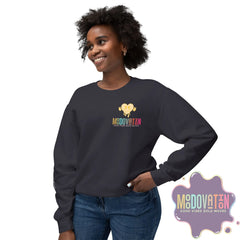 Good Vibes Bold Moves Personalized Unisex Lightweight Crewneck Sweatshirt - Brand Edition Moodovation