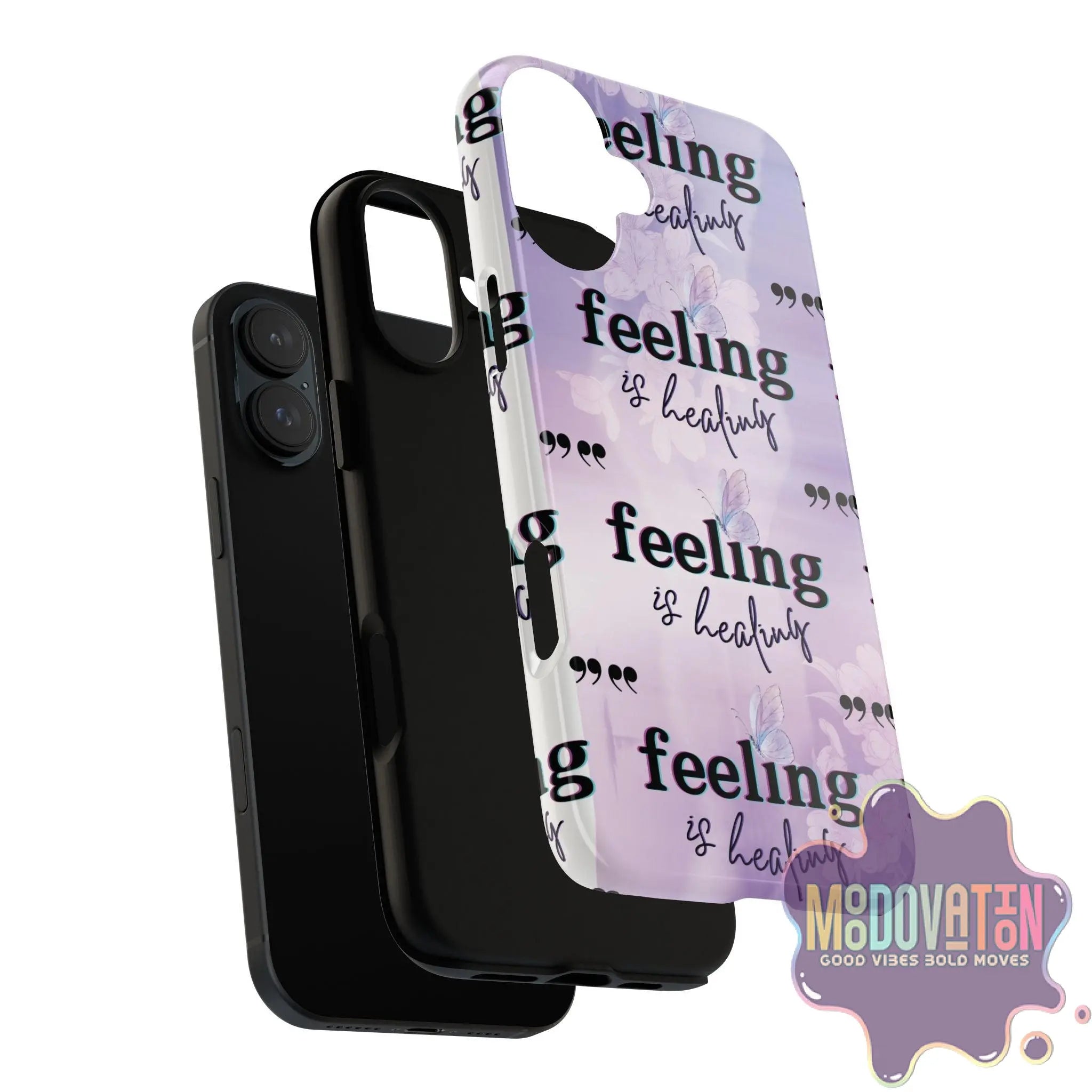Feeling Is Healing Phone Case - Lilac - MOODOVATION