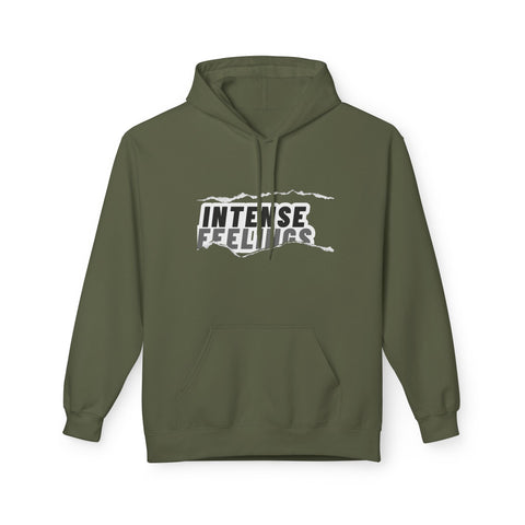 Intense Feelings Unisex Midweight Hoodie - Grey Print