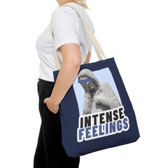 Intense Feelings Tote Bag - Navy Print
