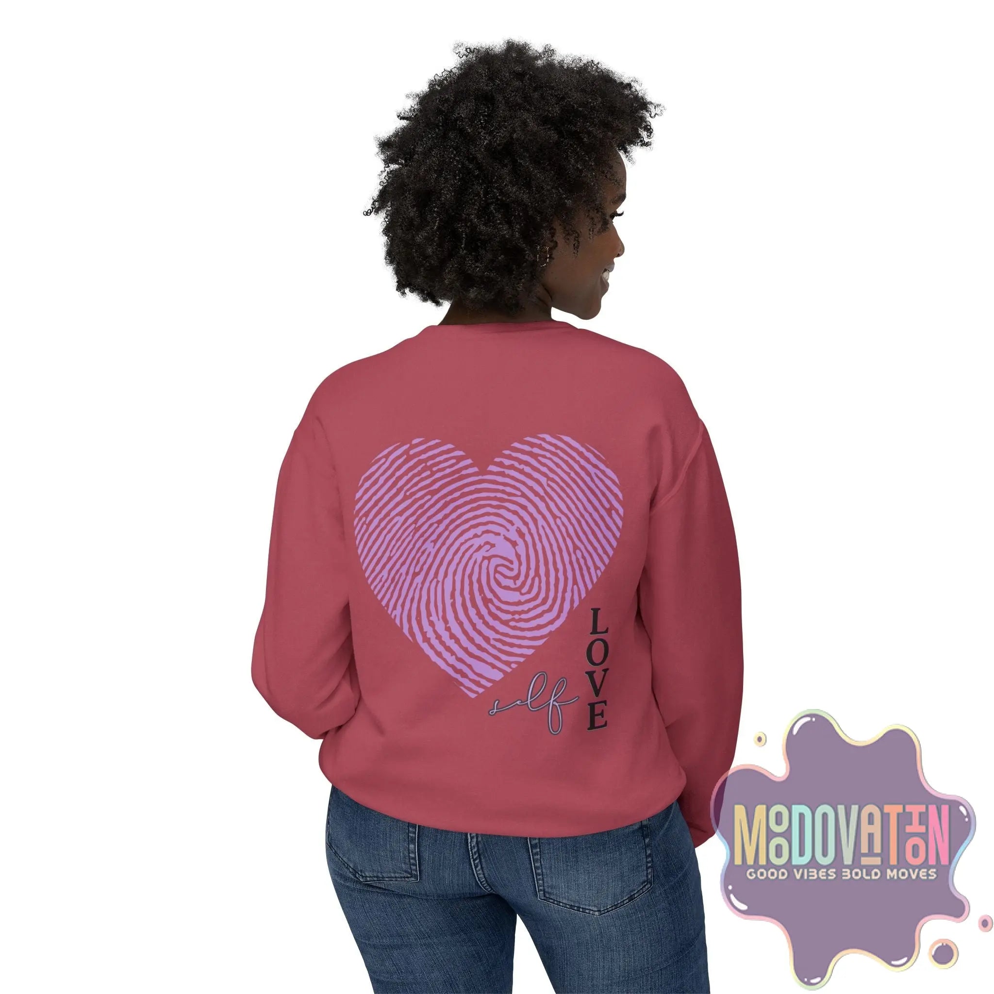 Feeling Is Healing Lightweight Crewneck Sweatshirt - Spring Edition Moodovation