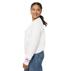 Courage, Strength & Faith – Breast Cancer Awareness Unisex Crewneck Sweatshirt