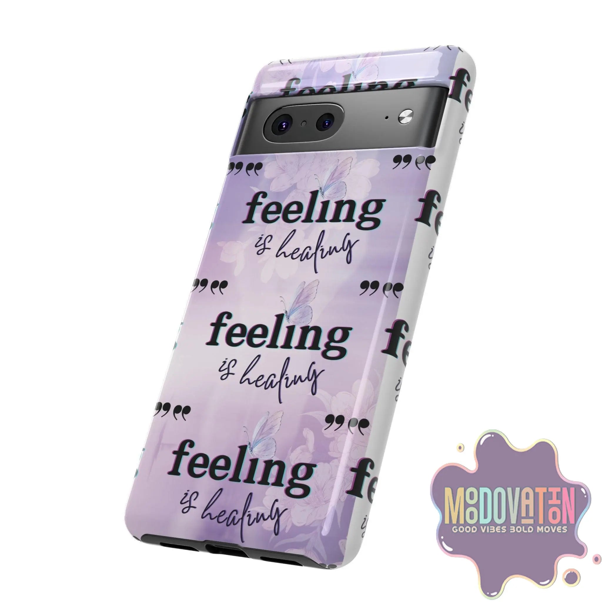 Feeling Is Healing Phone Case - Lilac - MOODOVATION