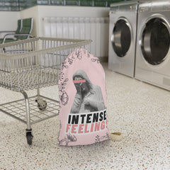 Intense Feelings - Rose Pink Laundry Bag