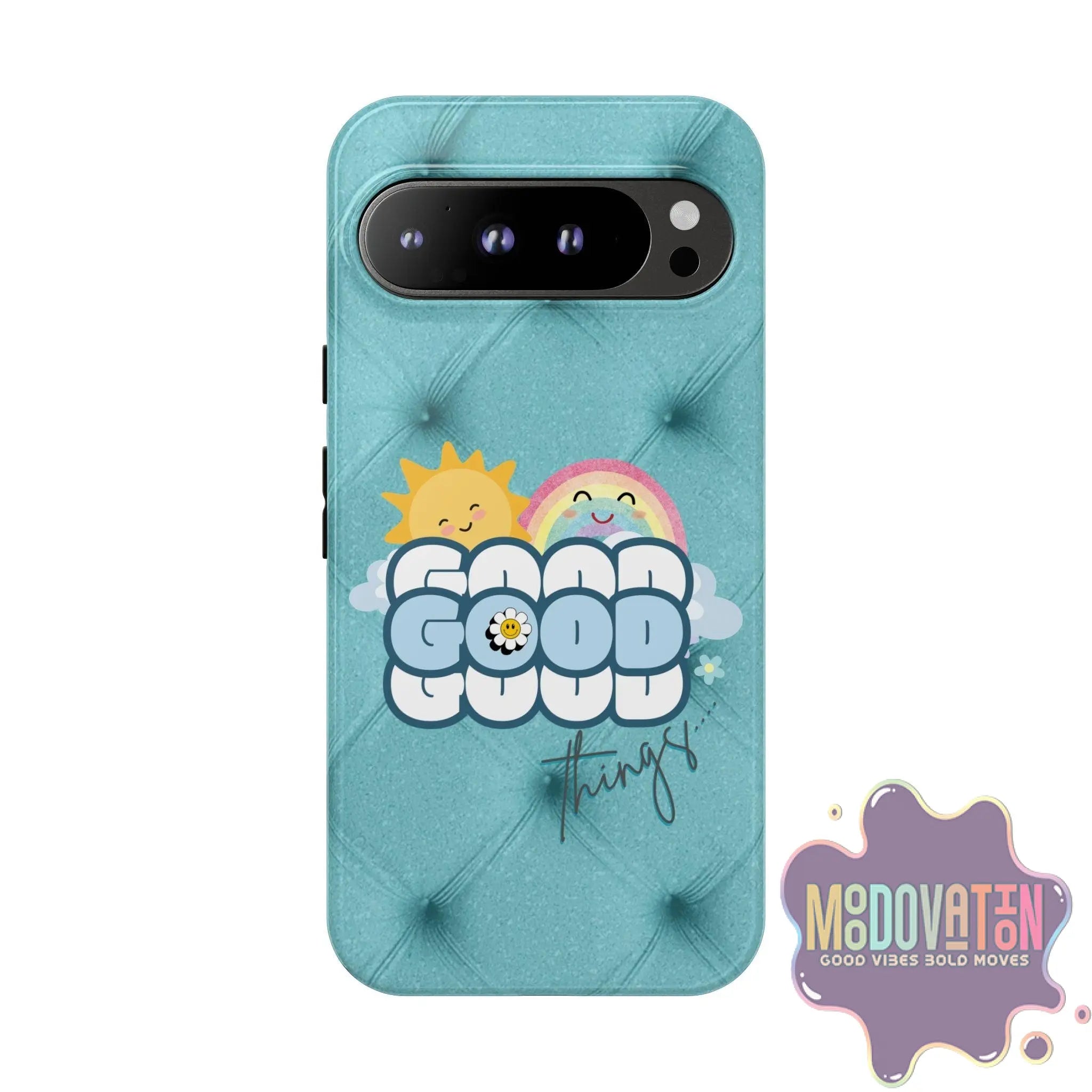 Good Things Phone Case - Teal - MOODOVATION