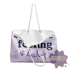 Feeling Is Healing Weekender Bag - Orchid - MOODOVATION