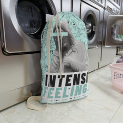 Intense Feelings - Cyan Laundry Bag
