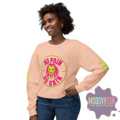 No Pain No Gain Unisex Lightweight Crewneck Sweatshirt - Spring Edition Moodovation
