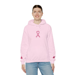 Pink Ribbon Awareness Hoodie, Unisex Sweatshirt for Fundraising, Breast Cancer Awareness Month, Inspirational Gift, Cozy Jumpsuit