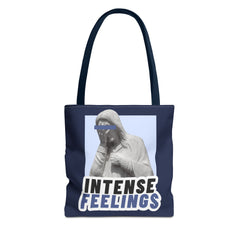 Intense Feelings Tote Bag - Navy Print