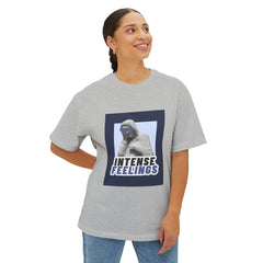 Intense Feelings – Navy Unisex Oversized Tee