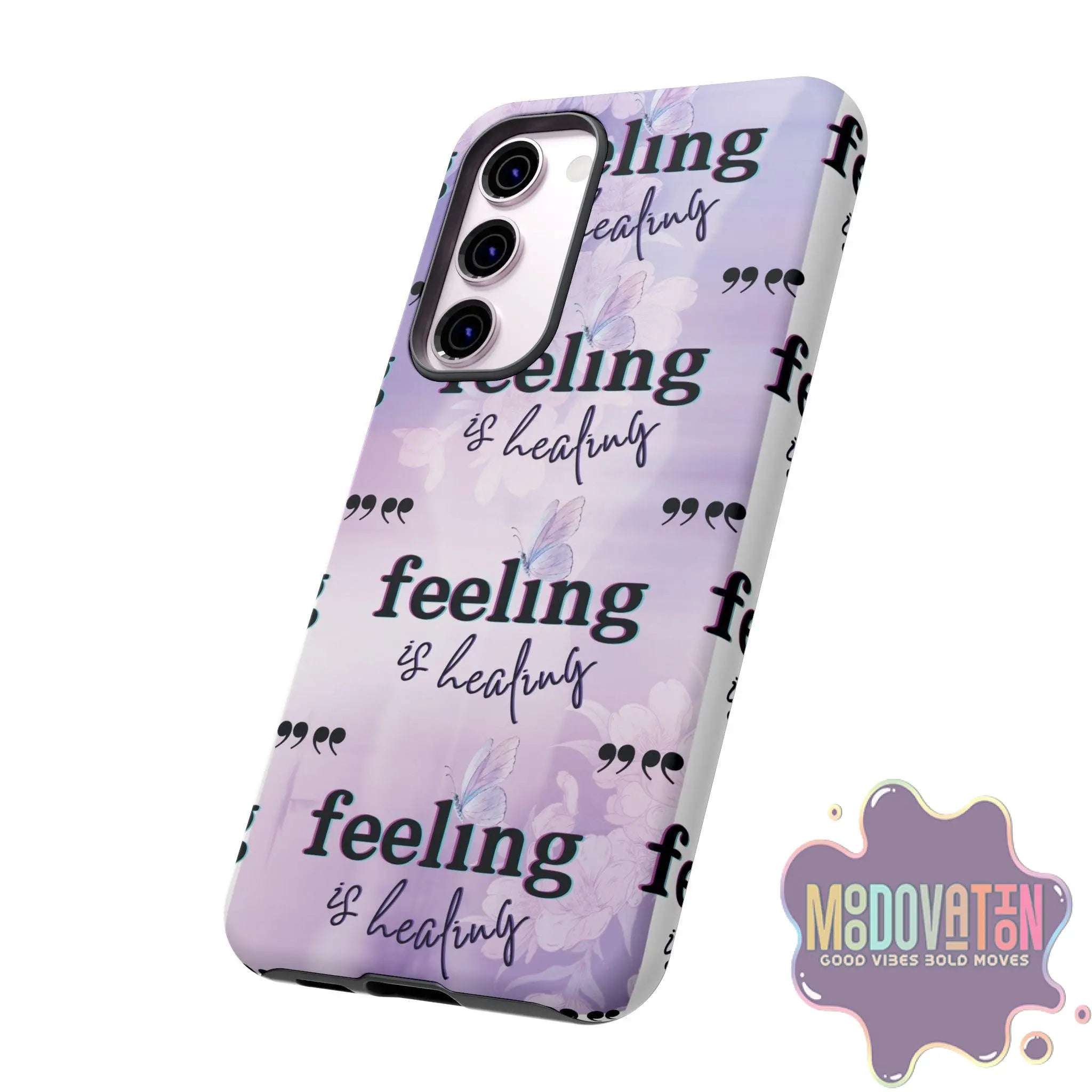 Feeling Is Healing Phone Case - Lilac - MOODOVATION