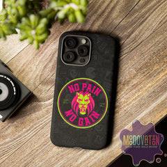 No Pain No Gain Phone Case - Black - MOODOVATION