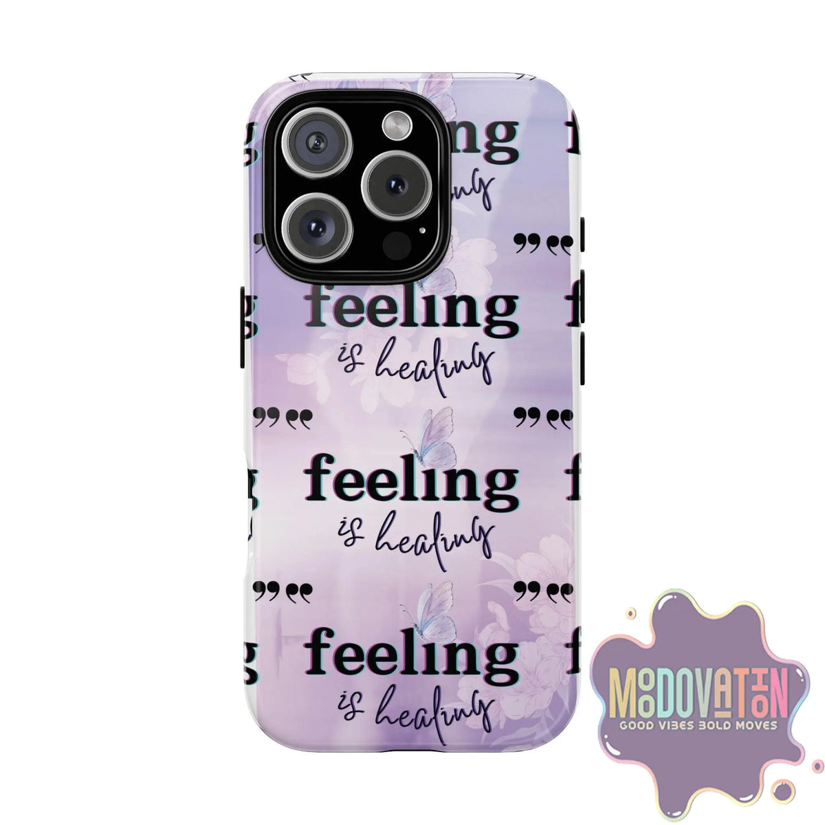 Feeling Is Healing Phone Case - Lilac - MOODOVATION