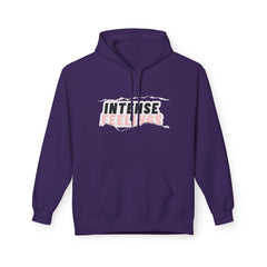 Intense Feelings Unisex Midweight Hoodie - Rose Pink Print