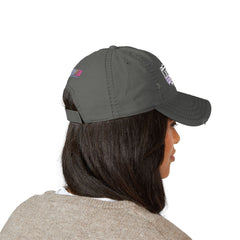 Intense Feelings - Distressed Embroidered Dad Hat