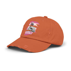 Intense Feelings - Pink Print Vintage Distressed Hat