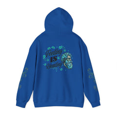 Feeling Is Healing - Unisex Statement Sleeve Hoodie