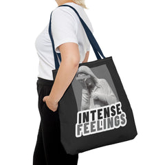Intense Feelings Tote Bag - Grey Print
