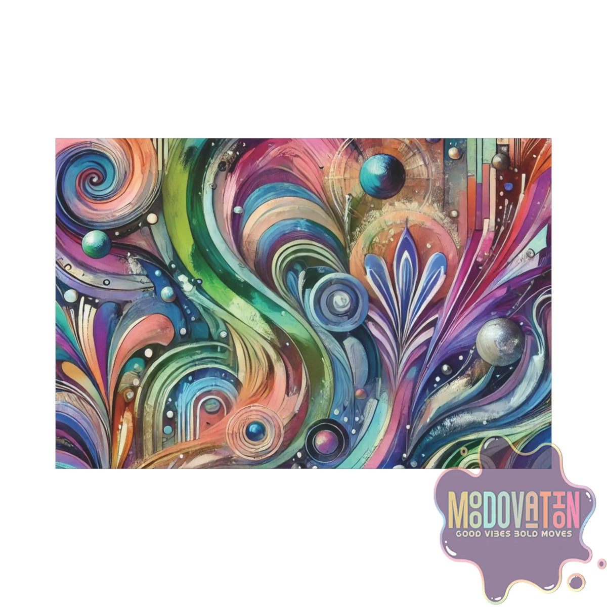 Celestial Crescendo Matte Canvas - MOODOVATION