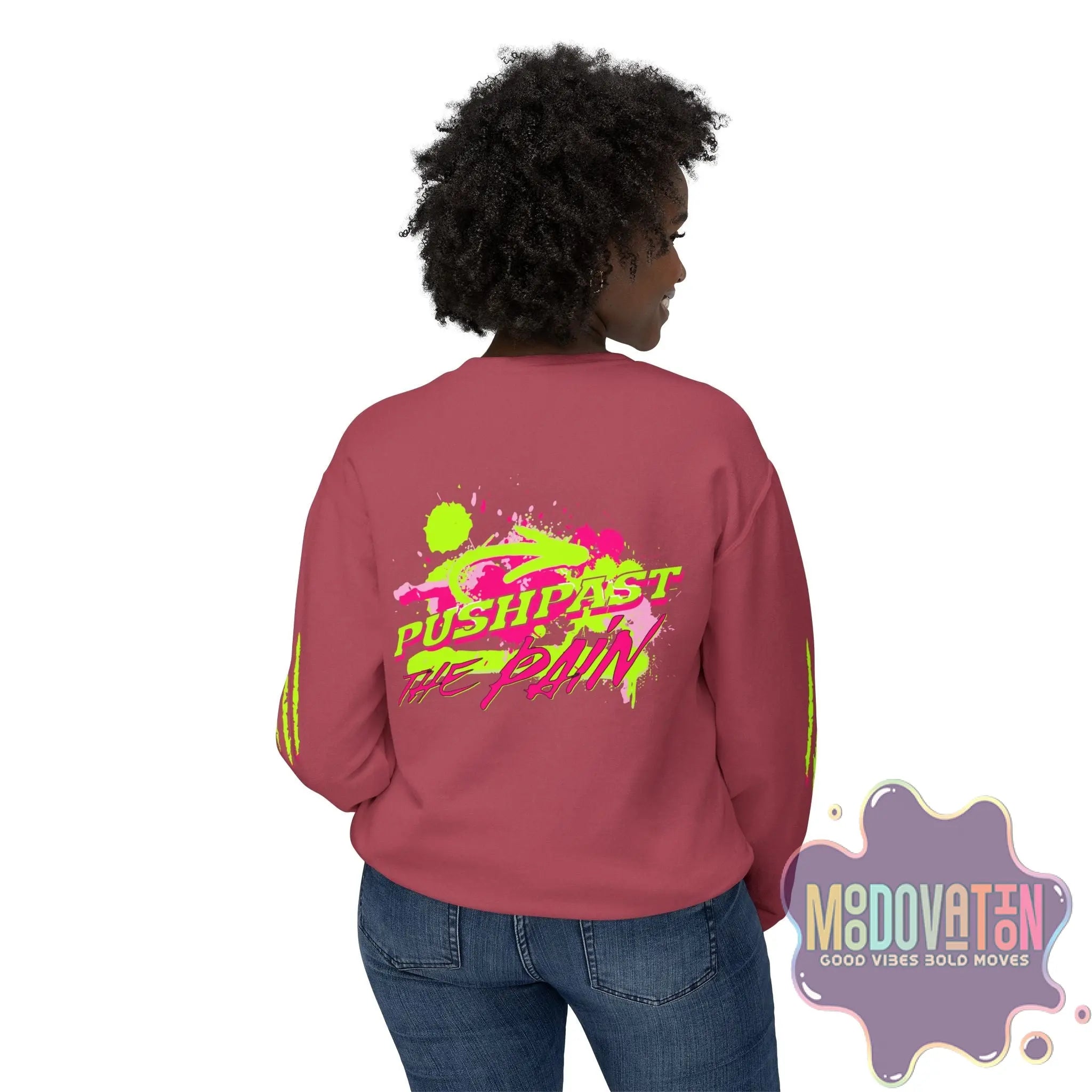 No Pain No Gain Unisex Lightweight Crewneck Sweatshirt - Spring Edition Moodovation