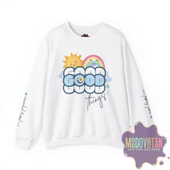 Good Things Unisex Heavy Blend Crewneck Sweatshirt - MOODOVATION